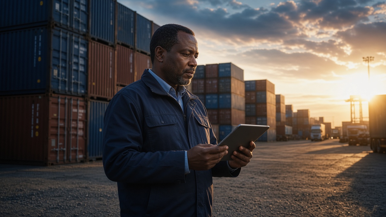 Field inspection at a trade corridor — illustrative verification context